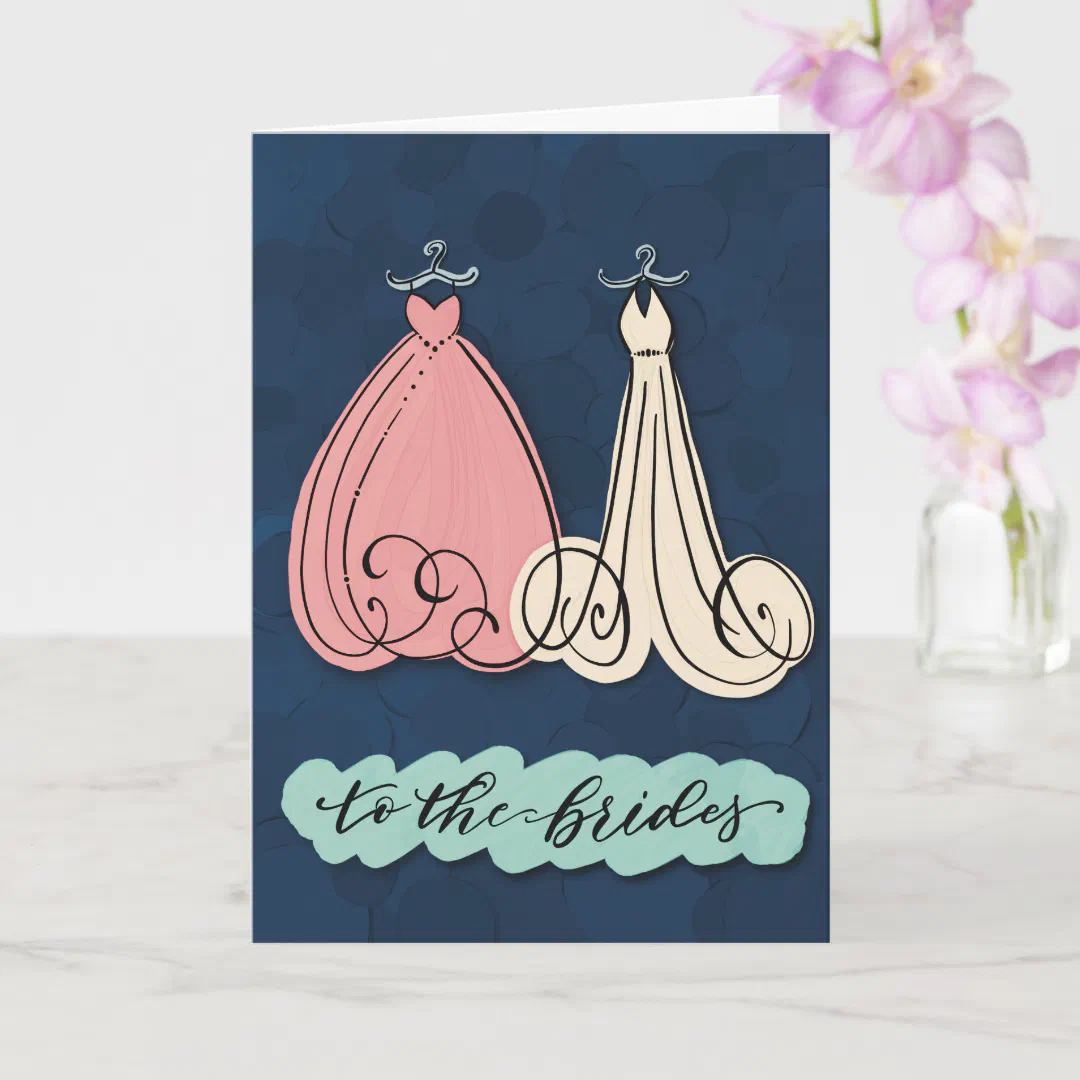 Lesbian Wedding Card
