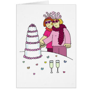 Lesbian Wedding Congratulations. Cards