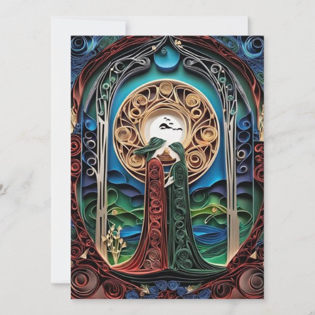 Lesbian Wedding Invitation (Front)