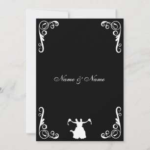 Lesbian Wedding Invitation - Bride and Bride