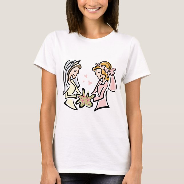 Lesbian Wedding T-Shirt (Front)