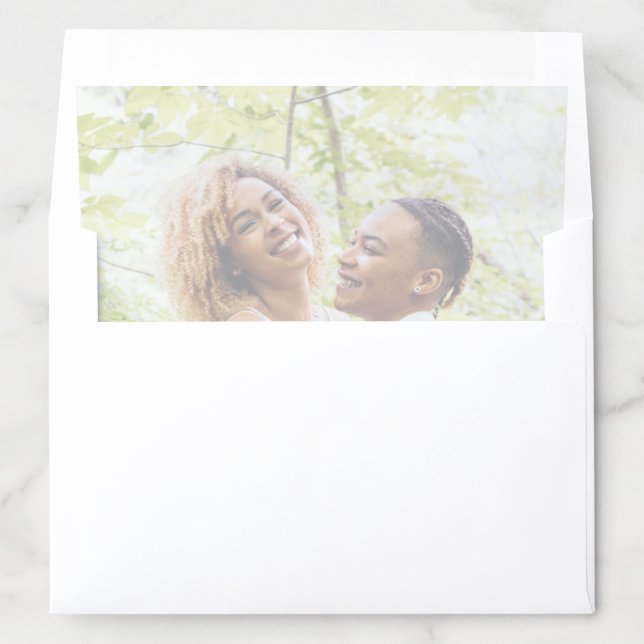 Lesbian Wedding Two Brides Mrs and Mrs Photo Envelope Liner (In Envelope)