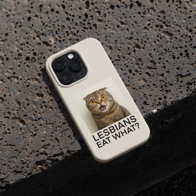 Lesbians Eat What Funny Case-Mate iPhone Case (Creator Uploaded)