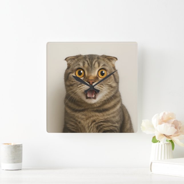 Lesbians Eat What Funny Square Wall Clock (Home)