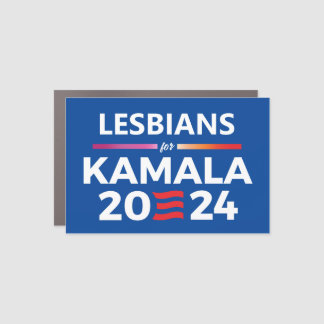 Lesbians for Kamala Harris Car Magnet