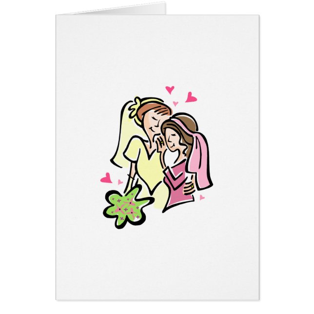 Lesbians in Love Cards (Front)