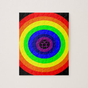 Lesbians Round Rainbow Puzzle