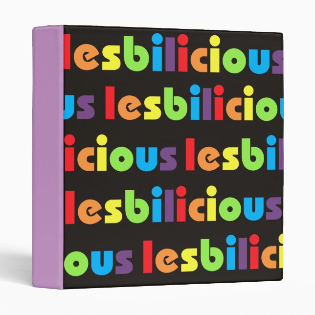 Lesbilicious (Banner) Binder (Front/Spine)