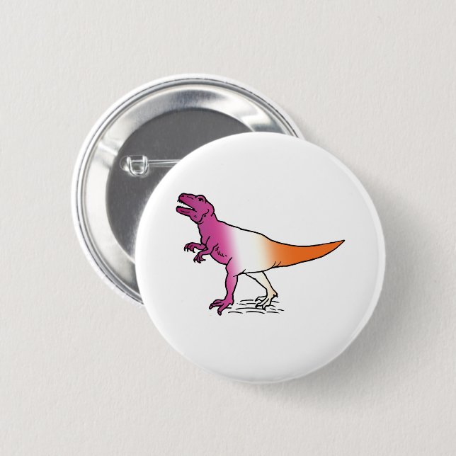 Lesbisaurus Button (Front & Back)
