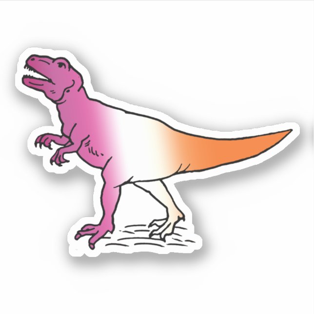 Lesbisaurus Sticker (Front)