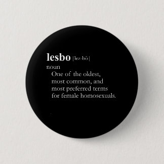 LESBO (definition) Pinback Button