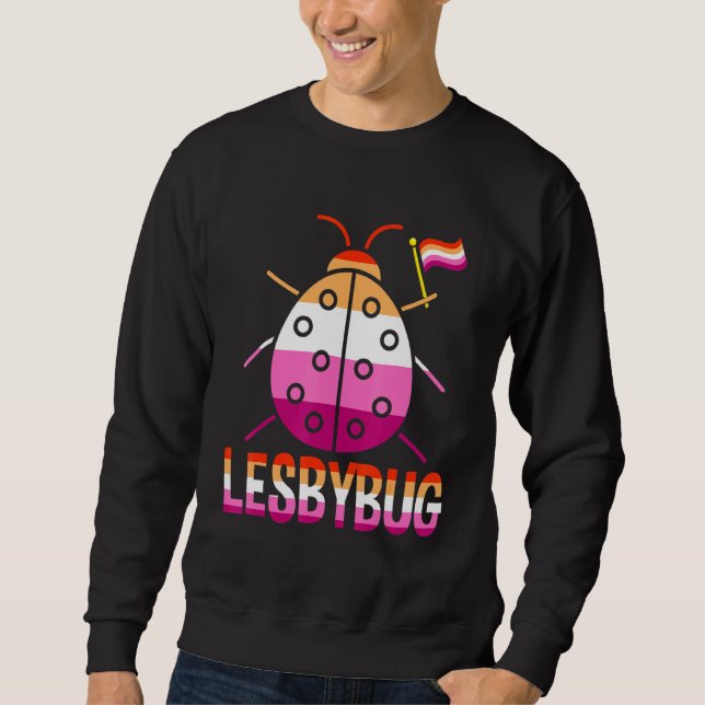 Lesdybug Lesbian Ladybug Pride Lgbt Matching Lesbi Sweatshirt (Front)