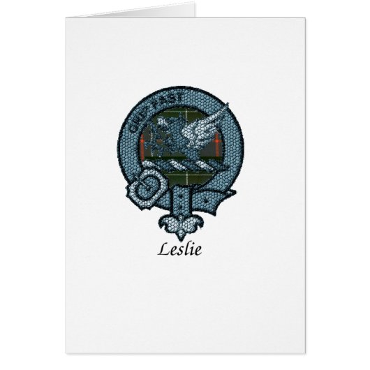 Leslie Clan Crest Cards (Front)