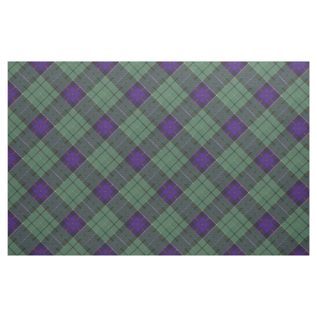 Leslie clan Plaid Scottish tartan Fabric (Yard)