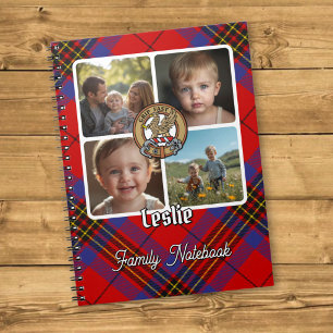 Leslie Family Photo Collage Notebook