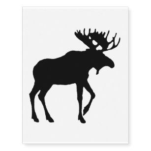 Moose Temporary Tattoos Zazzle