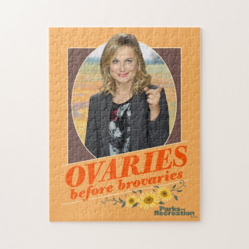 Leslie Knope Ovaries Before Brovaries Jigsaw Puzzle