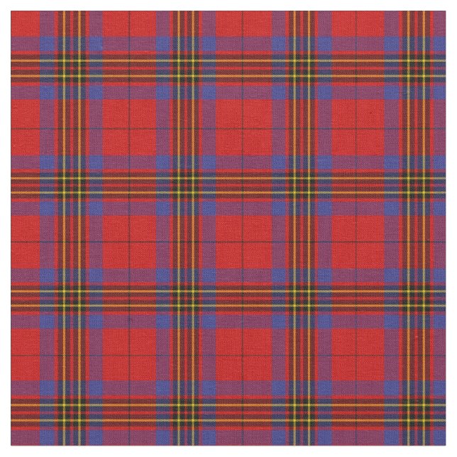 Leslie Modern Tartan Fabric (Close Up)
