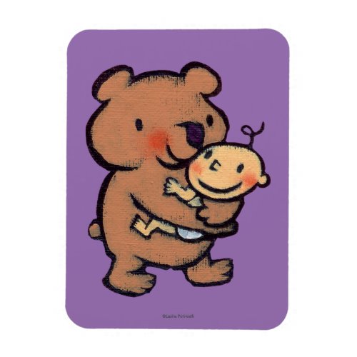 Leslie Patricelli Big Brown Bear Hug Magnet
