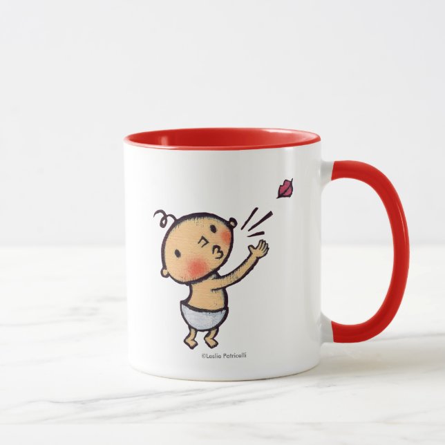 Leslie Patricelli Blow a Kiss Baby Mug (Right)