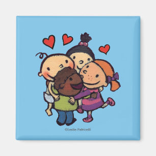 Leslie Patricelli Group Hug with Friends Magnet