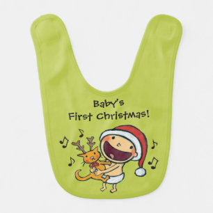 Leslie Patricelli's Fa La La Baby Bib