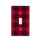 Leslie tartan red blue purple plaid