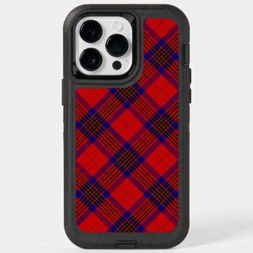 Leslie tartan red blue purple plaid OtterBox iPhone 14 pro max case