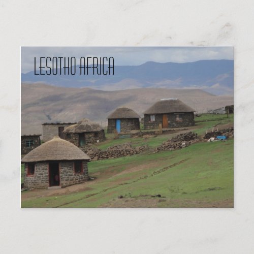 Lesotho Africa Postcard