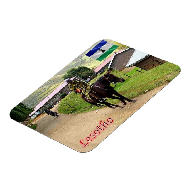 Lesotho - Basotho - Magnet (Left Side)
