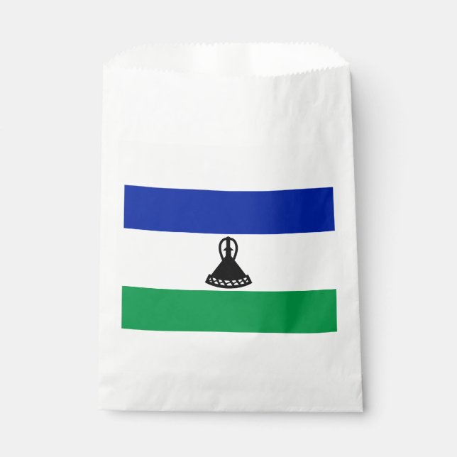 Lesotho Flag Favor Bag (Front)