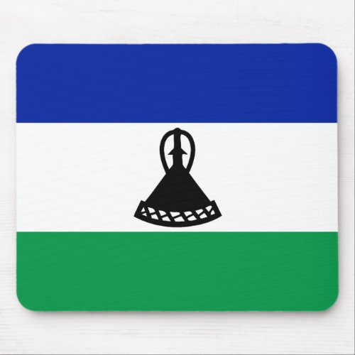 Lesotho Flag Mouse Pad