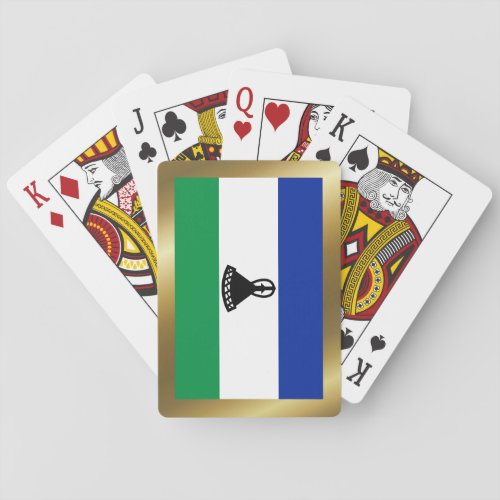 Lesotho Flag Playing Cards