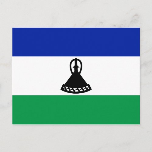 Lesotho Flag Postcard