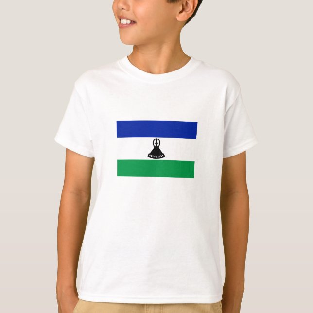 Lesotho Flag T-Shirt (Front)
