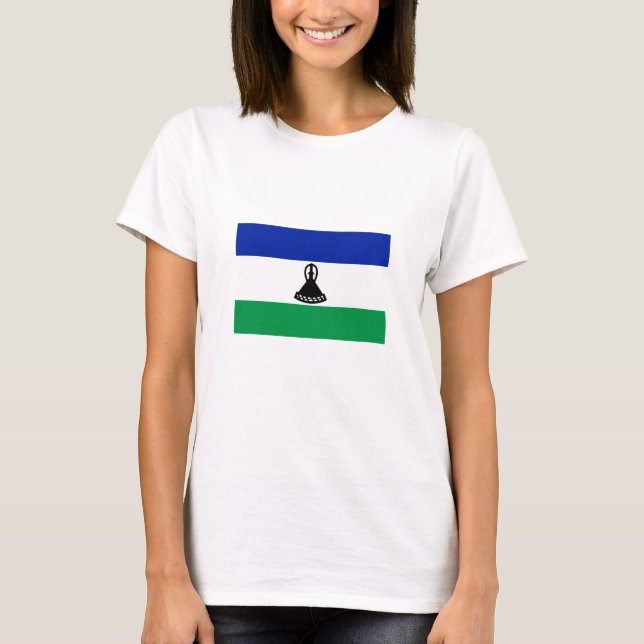 Lesotho Flag T-Shirt (Front)