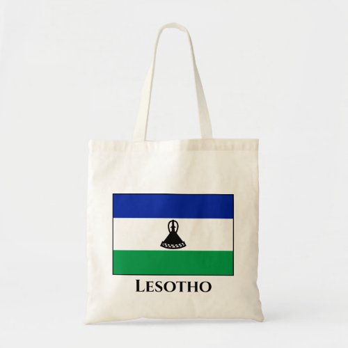 Lesotho Flag Tote Bag