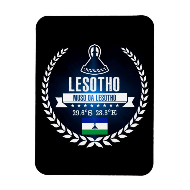 Lesotho Magnet (Vertical)
