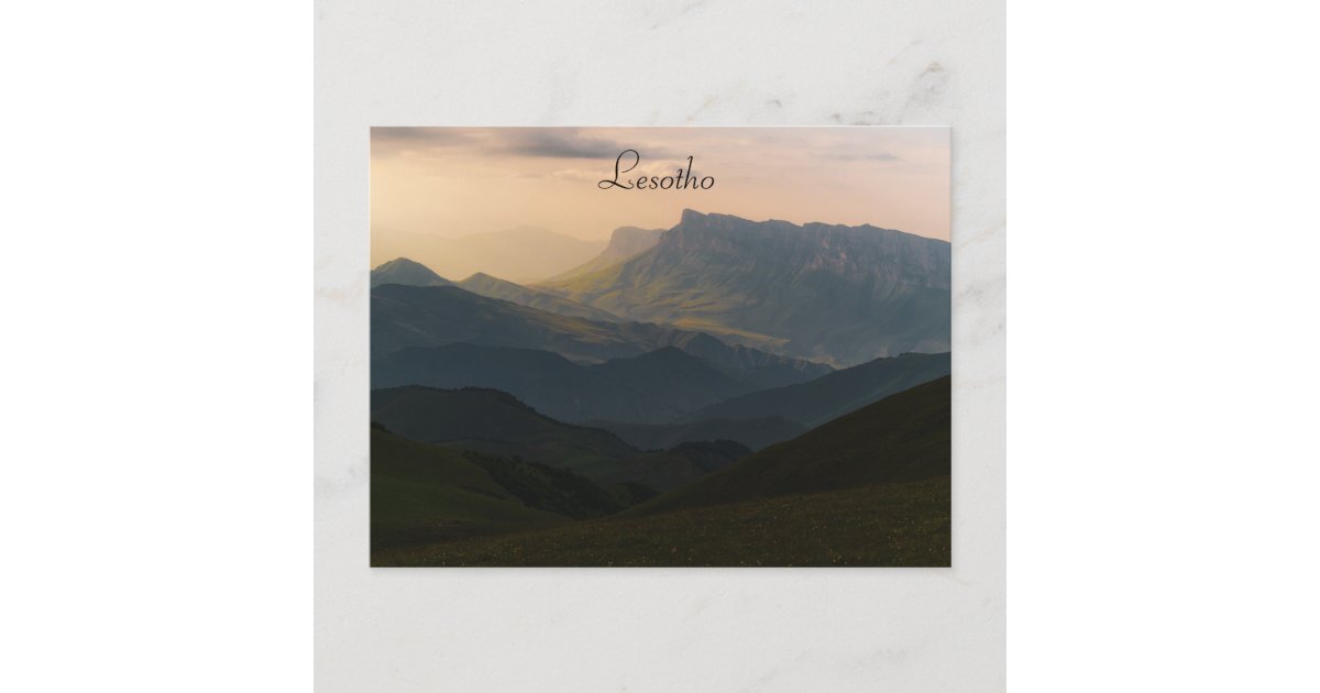 Lesotho Postcard | Zazzle