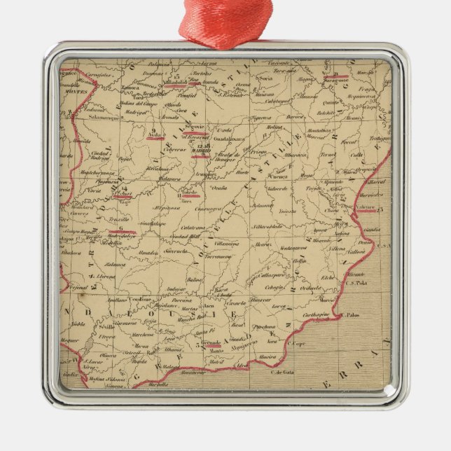 L'Espagne 1492 a 1640 Metal Ornament (Front)