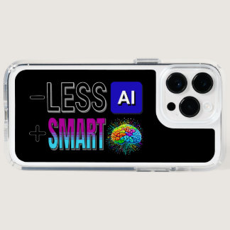LESS AI MORE SMART BRAINS! SPECK iPhone 14 PRO MAX CASE