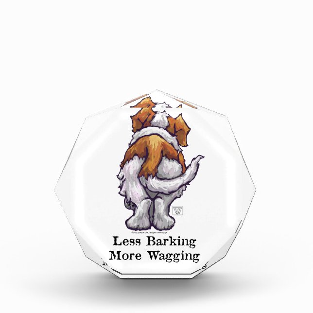 Less Barking, More Wagging Award (Front)