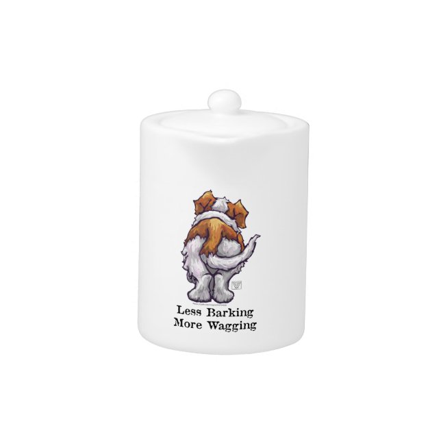 Less Barking, More Wagging Teapot (Front)
