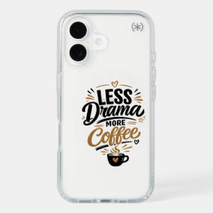 Less Drama More Coffee Phone Case