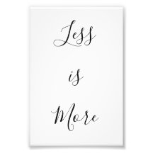Less is More Minimalist Quote