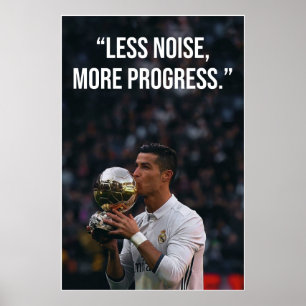 Less Noise More Progress Motivation Poster