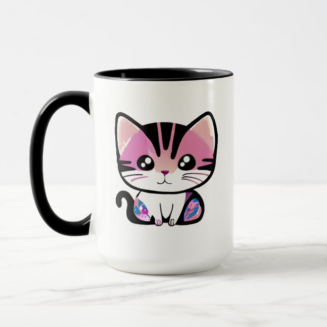 Less People, More Cats Mug (Left)