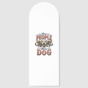 Less People More Dog Vintage Dog Lover Design_1 Bookmarks