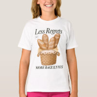 Less Regrets More Baguettes Funny French Bread