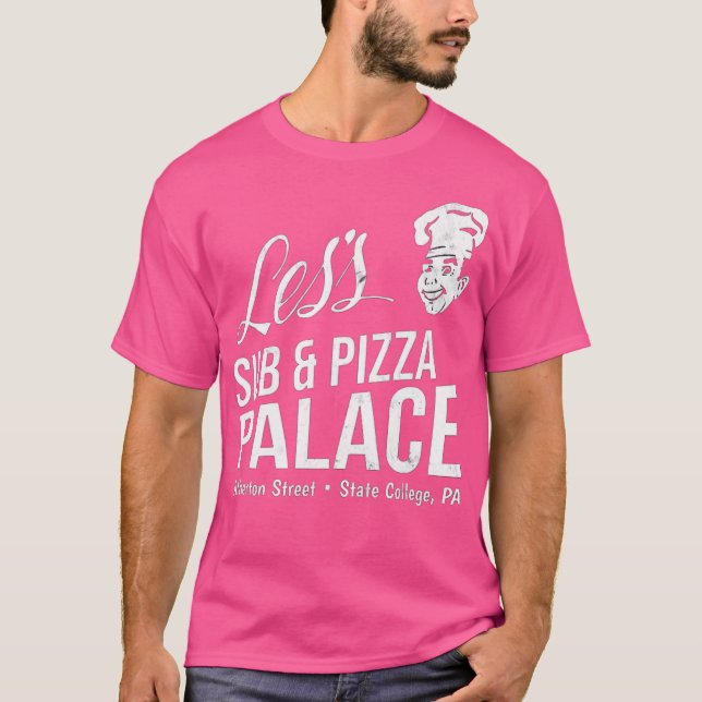 Les's Sub & Pizza Palace - State College, PA-Photo T-Shirt (Front)